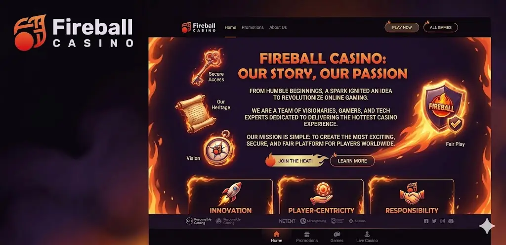 A fireball-casinos.net csapata és Fireball Casino története